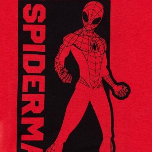 Футболка детская MARVEL "Spider man", рост 110-116 (32), красный