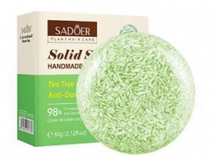 OBO Sadoer шампунь твердый очищ. д/в тип.вол. кератин арган.масло,зел.чай 60гр. карт./уп 1шт / 144шт