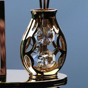 Фоторамка «Цветок», 10,3-10-4.5 см, с кристаллами Сваровски