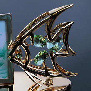 Фоторамка «Рыбка», 6-10-4,5 см, с кристаллами Сваровски