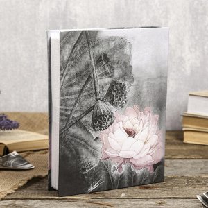 Фотоальбом на 200 фото 10х15 см "Цветок лотоса" в коробке МИКС 26х20,5х5,5 см