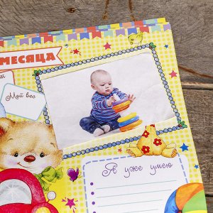 Фотоальбом-календарь "Наш малыш: первый год день за днём", 12 листов