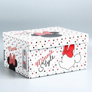 Складная коробка "Minnie Mouse", Минни Маус, 30,5 х 24,5 х 16,5