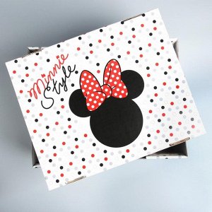 Складная коробка "Minnie Mouse", Минни Маус, 30,5 х 24,5 х 16,5