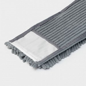 Насадка для плоской швабры Raccoon, 41x12 см, микрофибра букли