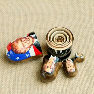 Матрёшка «Трамп», 5 кукольная, 10 см