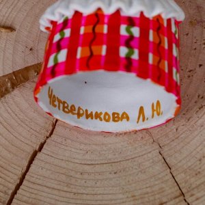 Дымковская игрушка "Барыня "Хлеб-соль", 15 см,  микс