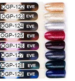 OGP-125s Гель-лак для покрытия ногтей. Eve: Vinous Glitter