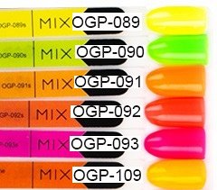 OGP-092s Гель-лак для покрытия ногтей. MIX: Neon Scarlet