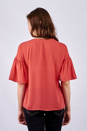 Женская блузка свободная 2209 размер 42, 44
