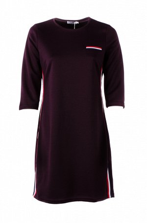 Женское платье мини фиолетовый 227854 размер 48, 52
