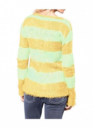 Пуловер, мятно-желтый
