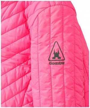 1r Куртка, розовая Gaastra Модная непринужденность легкой куртки яркого цвета. Приталенный крой. Простежка, спрятанный капюшон и контрастная отделка воротника. Незаметная молния и застежка на кнопках 