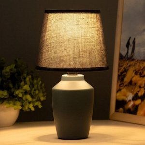 Настольная лампа «Асель» Е14 40 Вт зелёный 14x14x24 см RISALUX