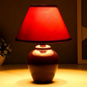 Лампа настольная 32006/1 E14 40 Вт фиолетовый 17x17x24 см RISALUX
