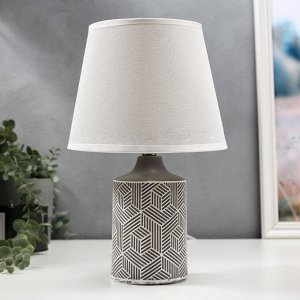 Лампа настольная 48475/1GR E14 40 Вт серый 20x20x31.5 см RISALUX