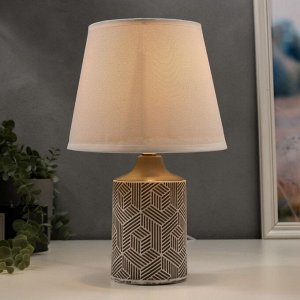 Лампа настольная 48475/1GR E14 40 Вт серый 20x20x31.5 см RISALUX