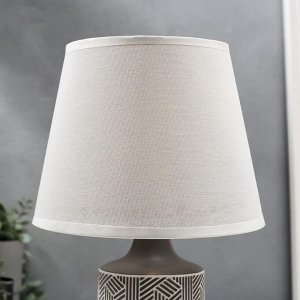 Лампа настольная 48475/1GR E14 40 Вт серый 20x20x31.5 см RISALUX