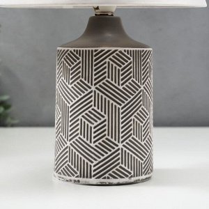 Лампа настольная 48475/1GR E14 40 Вт серый 20x20x31.5 см RISALUX