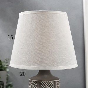 Лампа настольная 48475/1GR E14 40 Вт серый 20x20x31.5 см RISALUX