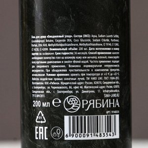 Гель для душа HARD LINE «С 23 Февраля!», 200 мл, аромат пряного цитруса