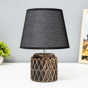 Лампа настольная 32166/1 E14 40 Вт черный с золотой патиной 20x20x28 см RISALUX