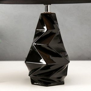 Лампа настольная 16028/1BK E14 40 Вт черный мрамор 24.5x24.5x37 см RISALUX