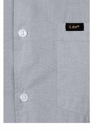 1r Мужская рубашка, светло-серая LEE Элегантная рубашка от LEE Slim-Fit с воротником Button-Down. На пуговицах. Накладной нагрудный карман с маленьким логотипом. Длинные рукава с манжетами на пуговица