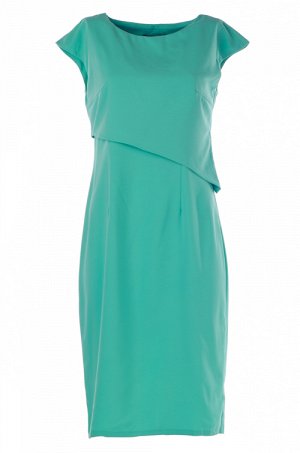 Женское платье миди зеленое 2297449 размер 50