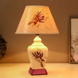 Лампа настольная керамика «Лаванда» Е14 25W 220 В 37.5x25x25 см RISALUX