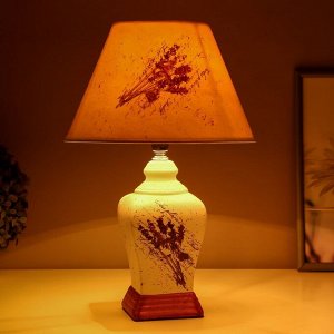 Лампа настольная керамика «Лаванда» Е14 25W 220 В 37.5x25x25 см RISALUX