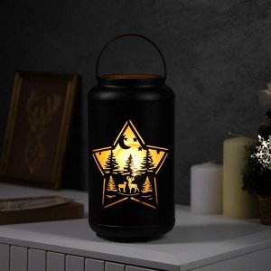 Фигура световая «Звездная ночь», 12.3x23 см, 1 LED. батарейки АААх3 (не в компл.), свечение тёплое белое