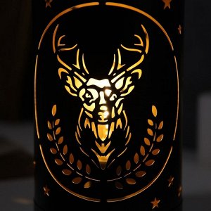 Фигура световая «Величавый олень», 12.3x21 см, 1 LED. батарейки АААх3 (не в компл.), свечение тёплое белое