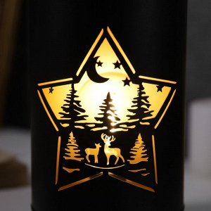 Фигура световая «Звездная ночь», 12.3x23 см, 1 LED. батарейки АААх3 (не в компл.), свечение тёплое белое