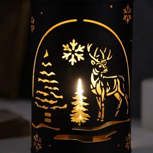 Фигура световая «Лесная поляна», 12.3x21 см, 1 LED. батарейки АААх3 (не в компл.), свечение тёплое белое