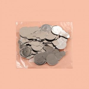 Нитевдеватель металлический, 3.2x1.8 см, цвет серебряный