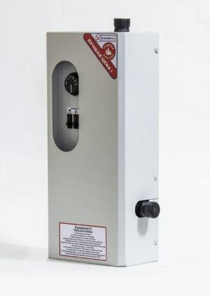 Электрокотел ElectroVel-6А (6кВт, 220/380В, авт.вкл), боковой вход, ТЭН - черн. сталь