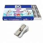 Точилка металлическая &quot;BASIC&quot; 1 отверстие 6142 BG {Китай}