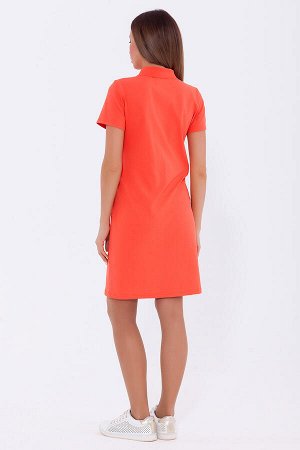 #70169 Платье (VISERDI) Ярко-коралловый