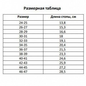 Размерная сетка