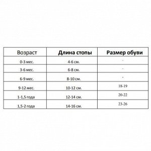 Размерная сетка