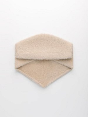 Косынка одинарная с шерстью мериноса, эко-мех ESW 25174/1