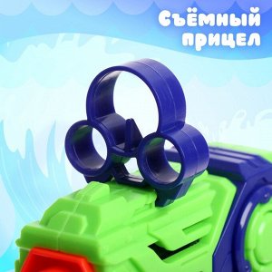 Дартс «Акула», детский набор с бластером, стреляет мягкими пулями, дротиками на липучке + мячи