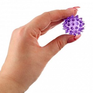 Мяч «Ёжик», 3.5 см, МИКС