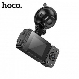 Видеорегистратор HOCO DI62 с тремя камерами WI-FI приложение HD Black