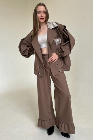 Жакет женский  DENIM075/02/Песочный