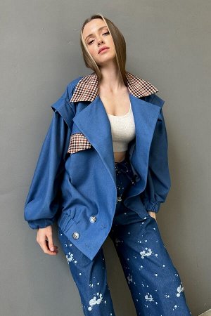 Жакет женский  DENIM075/01/Синий