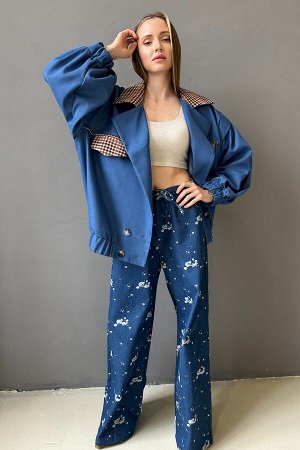 Жакет женский  DENIM075/01/Синий