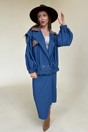 Жакет женский  DENIM075/01/Синий