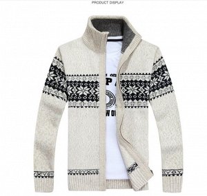 Свитер мужской на замке Jeep fashion
